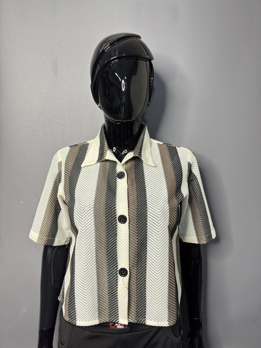 Imported Premium Herringbone Stripe Shirt β Casual Elegance Redefined