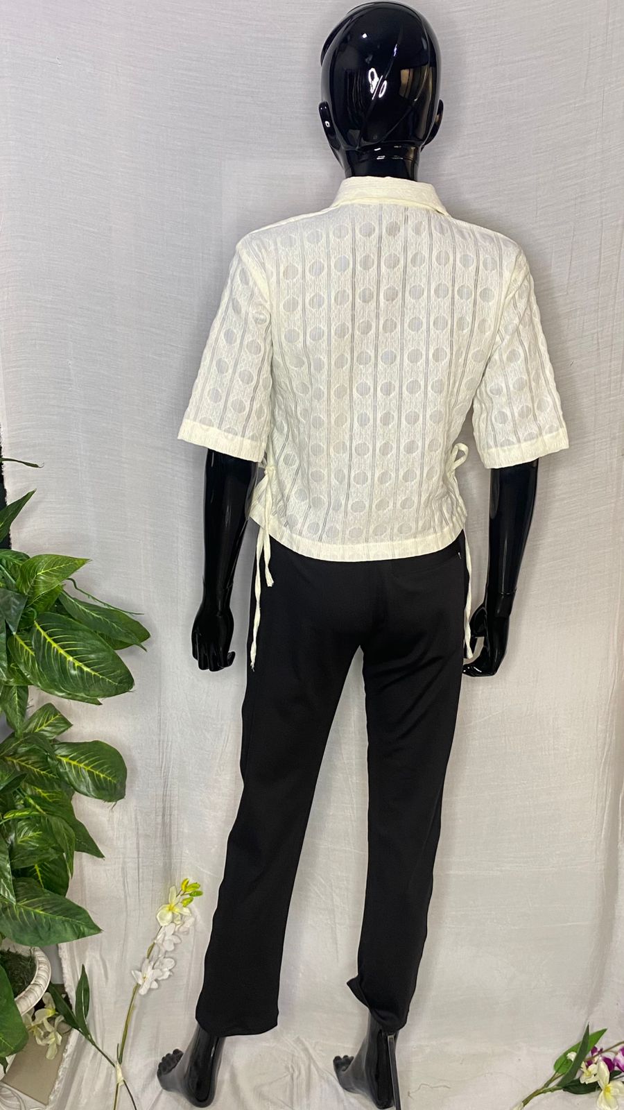 Ivory Grace Pure Imported Fabric Top