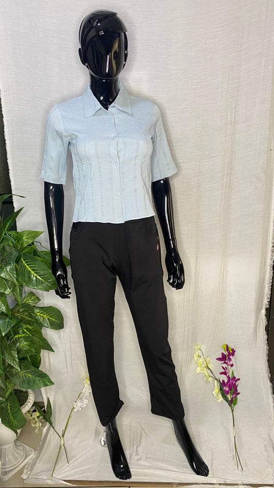 Sky Calm Pure Imported Fabric Shirt Top