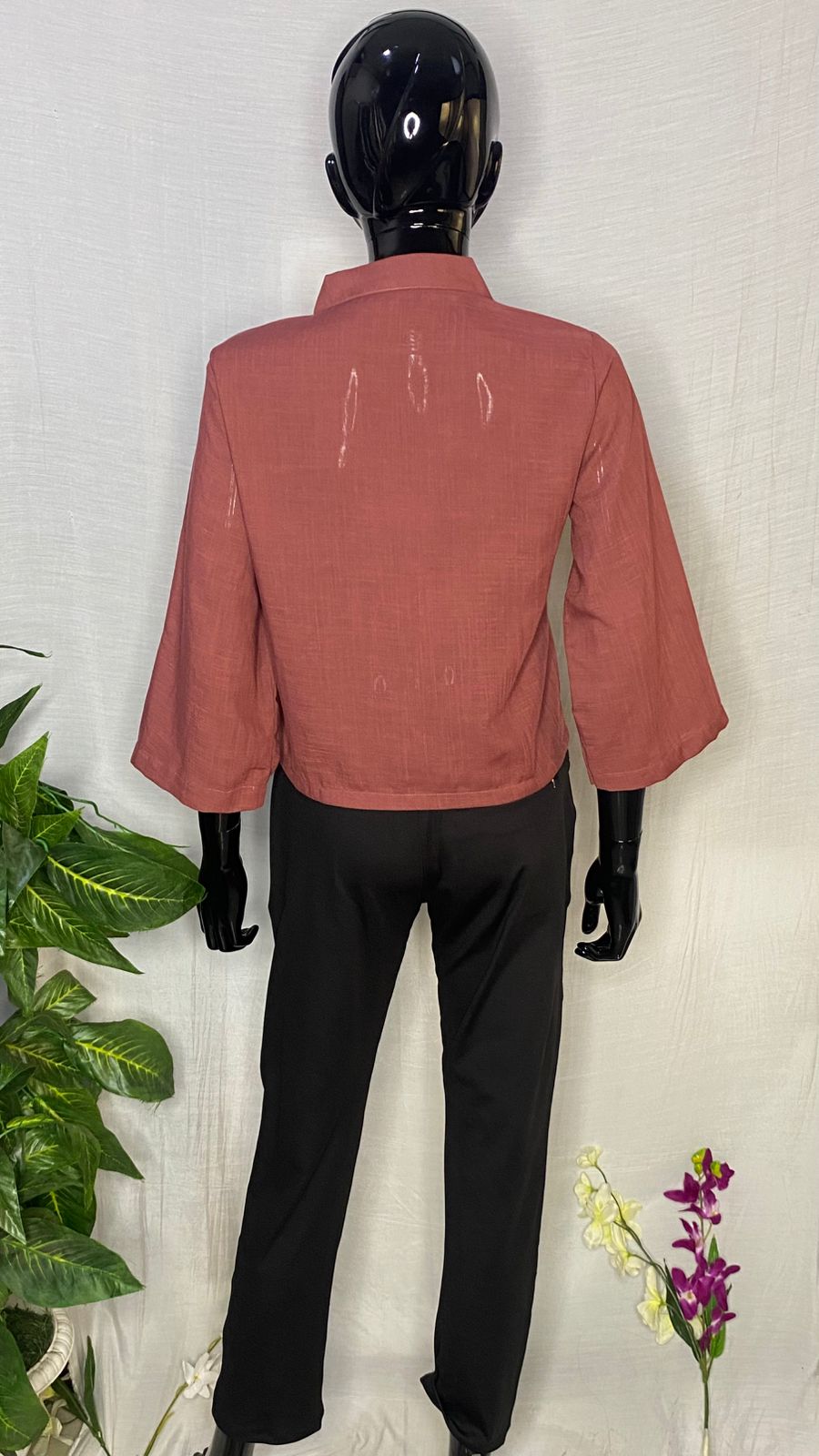 Terracotta Breeze Linen Dyed Co-Ord Set