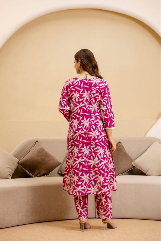 Pure Cotton Traditional Kurta Set